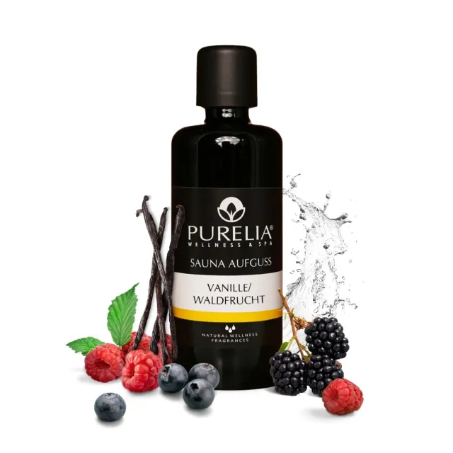PURELIA Blüte/Vanille/Honig Saunaaufguss Konzentrat Vanille-Waldfrucht 100 ml