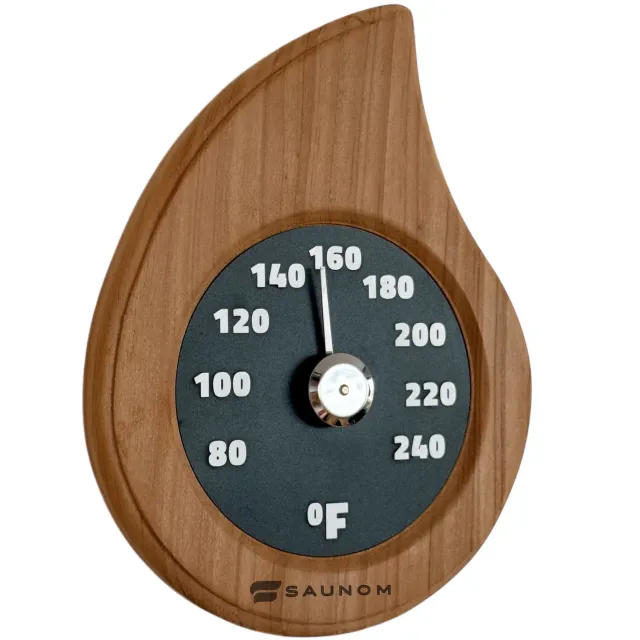 SAUNOM Valo Wood Thermometer Saunathermometer Holz