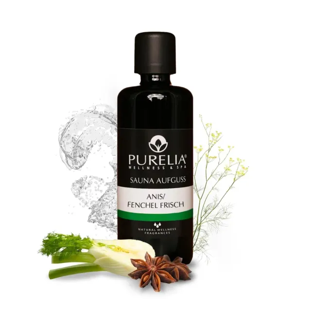 PURELIA Anis-Fenchel (frisch) Saunaaufguss Konzentrat 100 ml natürlich