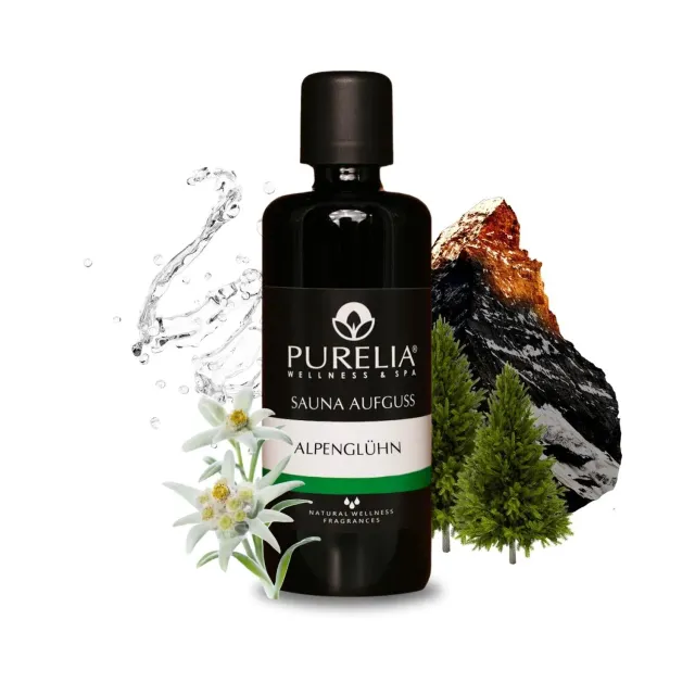 PURELIA Alpenglühn Saunaaufguss Konzentrat 100 ml Fichtenduft