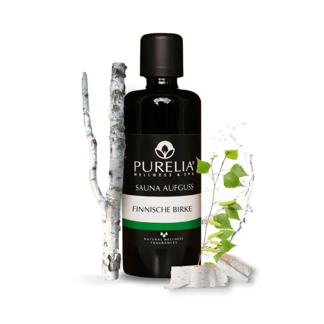 PURELIA Finnische Birke Saunaaufguss 100 ml Birkenduft