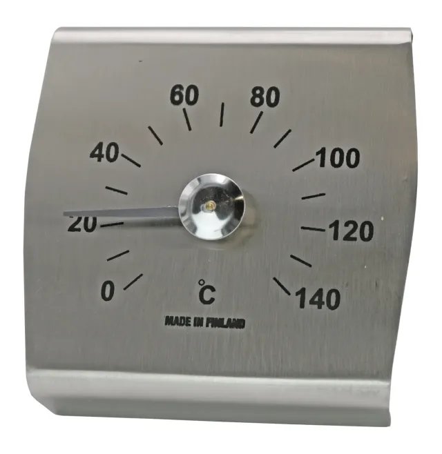 Nikkarien Saunia Saunathermometer Edelstahl