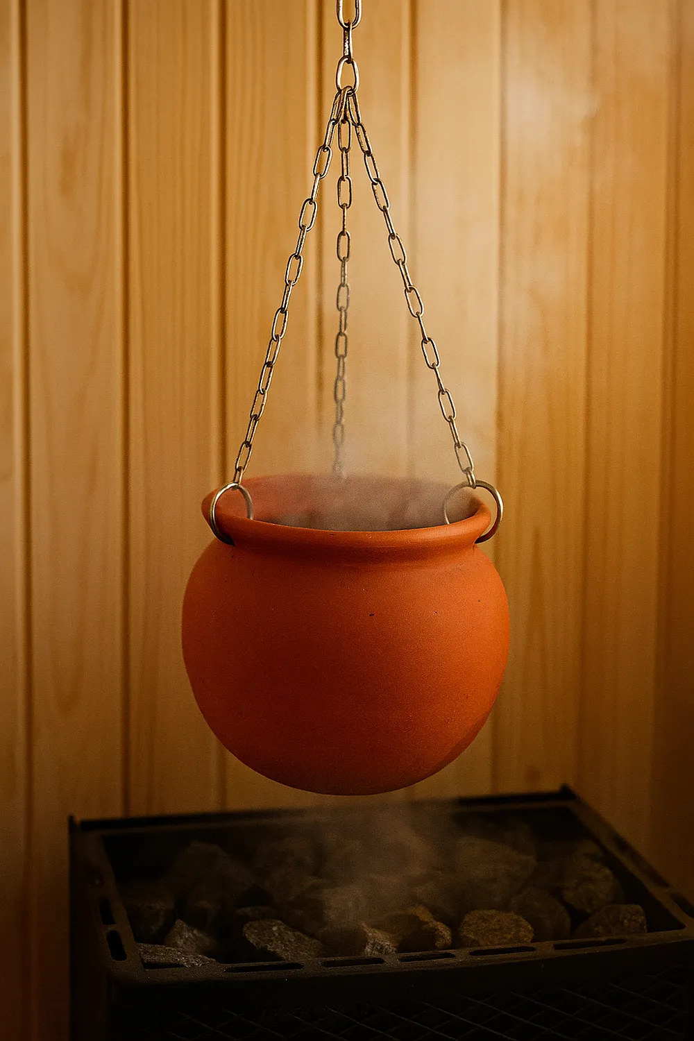 Nikkarien Saunia Aromabowl Duftschale 14 cm Terracotta