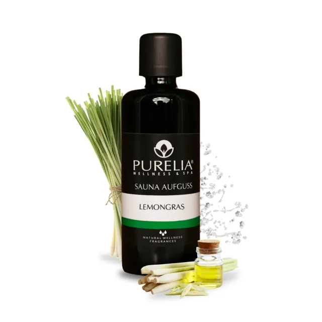 PURELIA Lemongras Saunaaufguss Konzentrat 100ml belebend