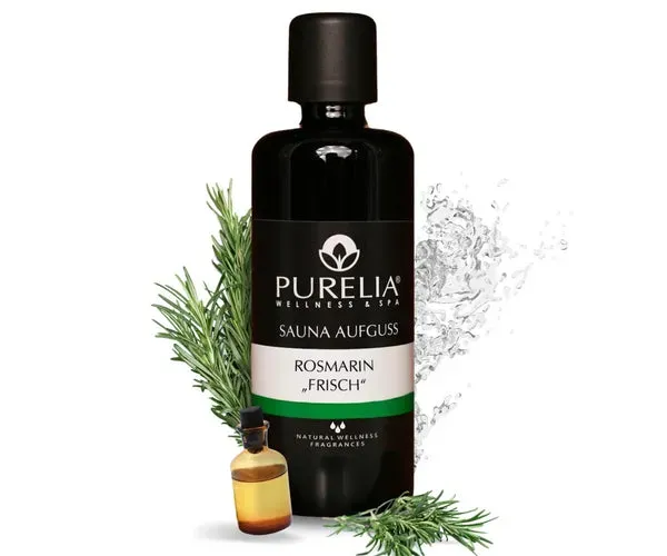 PURELIA Saunaaufguss Konzentrat Rosmarin (frisch) 100 ml ätherische Öle