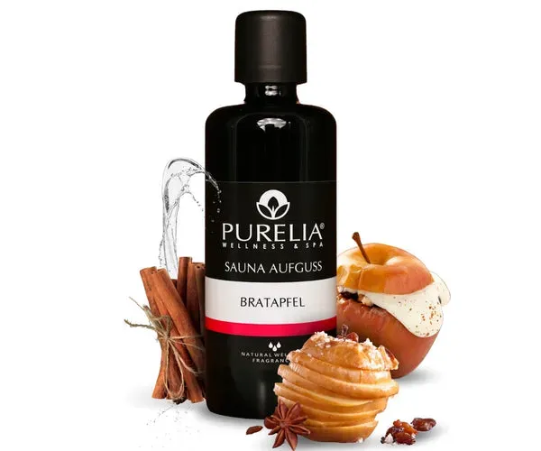 PURELIA Bratapfel Saunaaufguss Konzentrat 100 ml wohlig