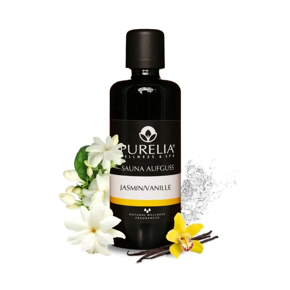 PURELIA Saunaaufguss Konzentrat Jasmin-Vanille 100 ml Vanilleduft