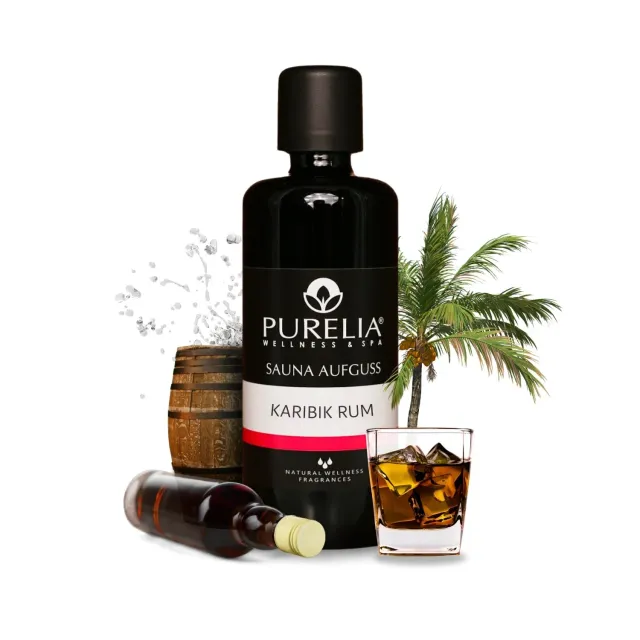 PURELIA Karibikrum Saunaaufguss 100 ml Rumduft