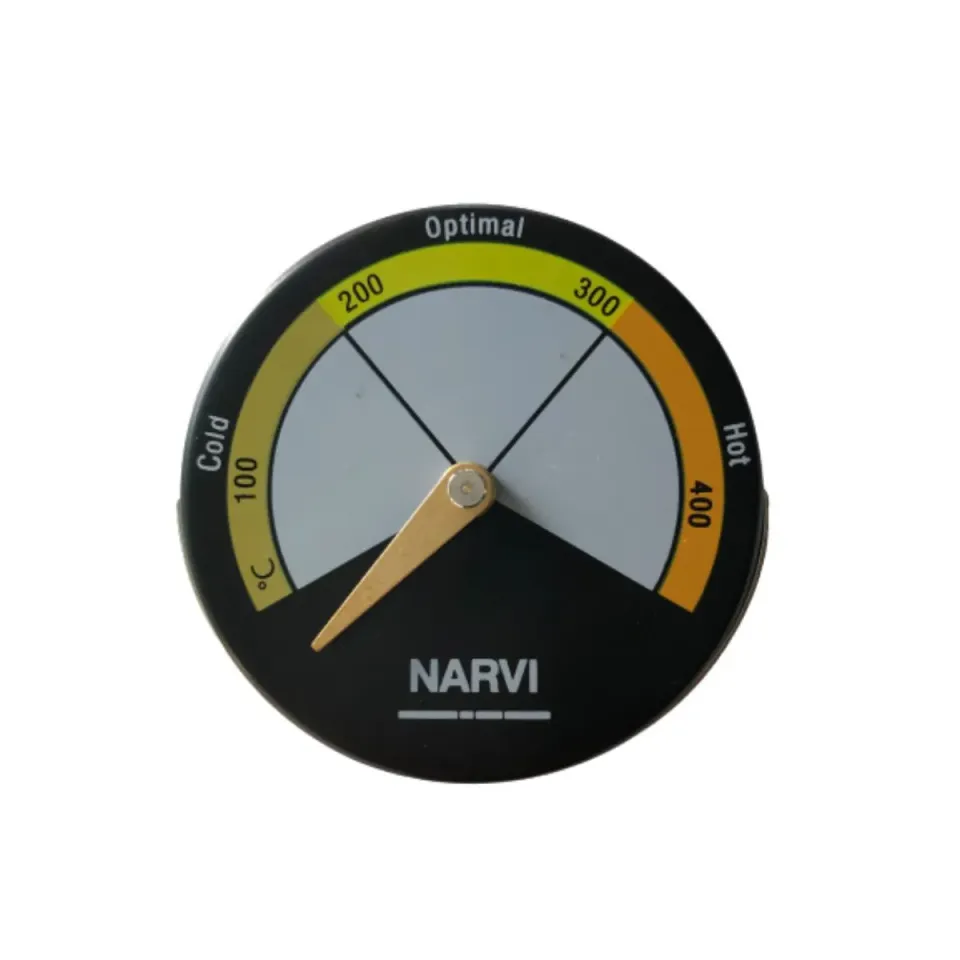 Narvi Rauchrohrthermometer magnetisch 65 mm