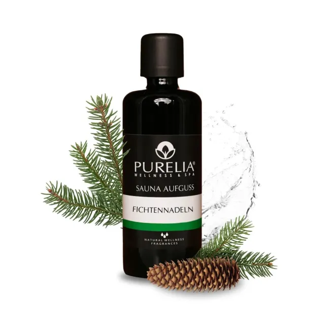 PURELIA Fichtennadel Saunaaufguss 100 ml MIRON-Glas