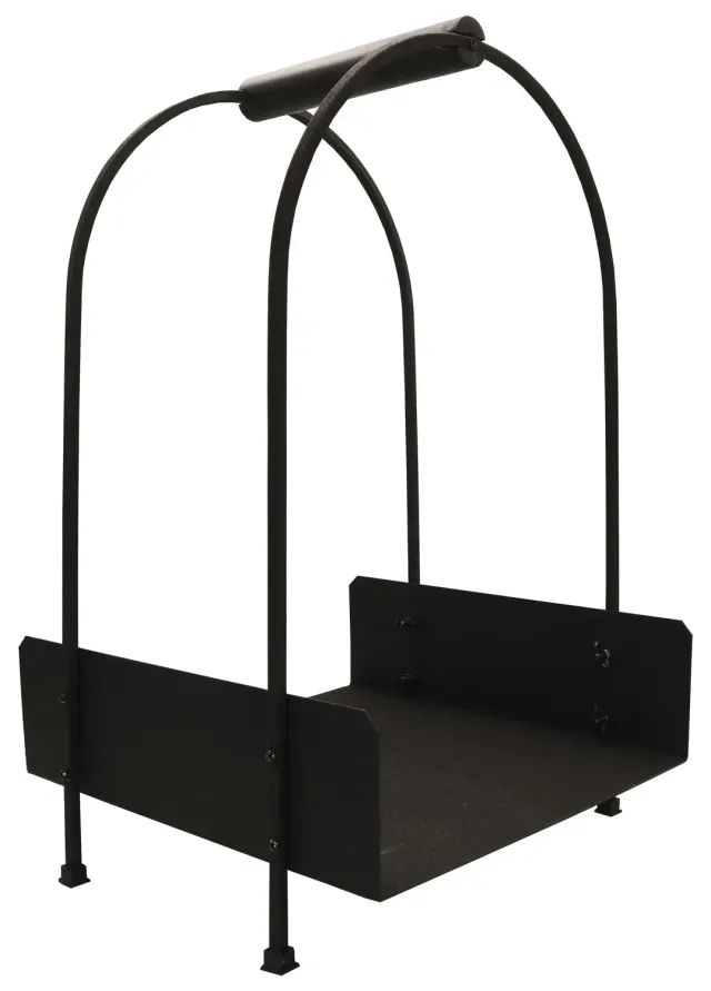 Nikkarien A-Iron Brennholzhalter Schwarz Eisen