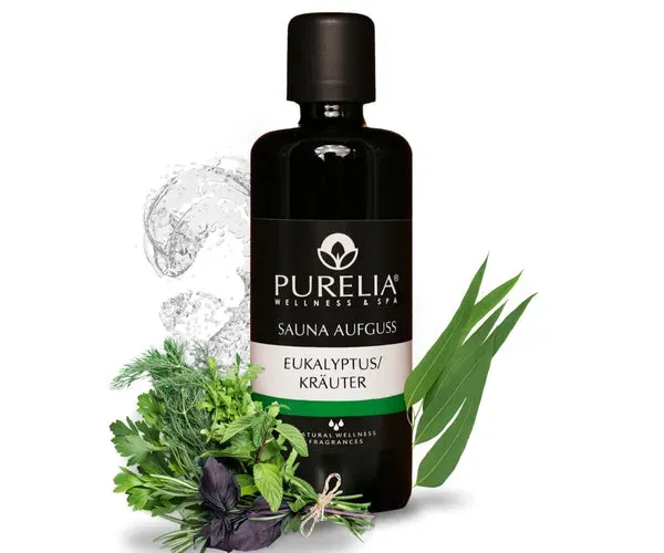 PURELIA Eukalyptus-Kräuter Saunaaufguss Konzentrat 100ml würzig