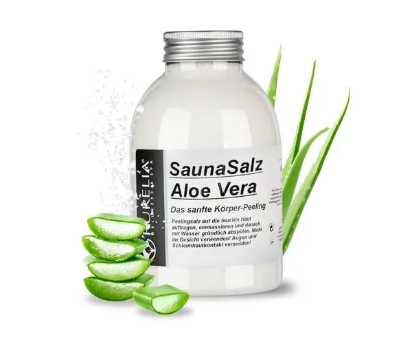PURELIA Aloe Vera Peelingsalz mit Mineralien Jod