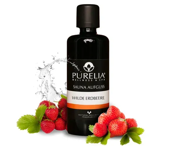 PURELIA Wilde Erdbeere Saunaaufguss Konzentrat 100 ml fruchtig