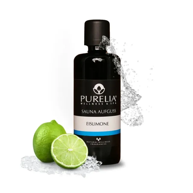 PURELIA Eis-Limone Saunaaufguss Konzentrat 100 ml frisch