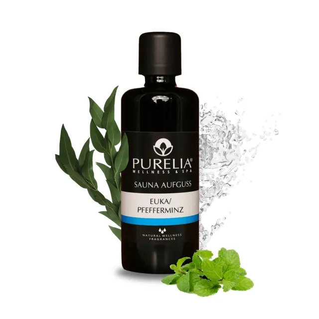 PURELIA Saunaaufguss Konzentrat Euka-Pfefferminz 100 ml – frisch