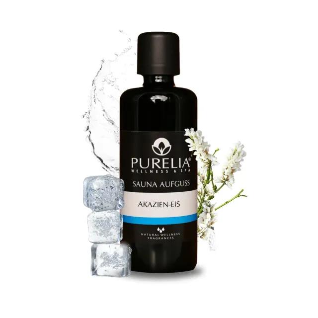 PURELIA Saunaaufguss Konzentrat Akazien-Eis 100 ml – frisch