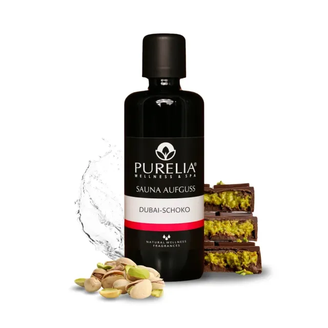 PURELIA Dubai Schokolade Saunaaufguss 100 ml Pistazie