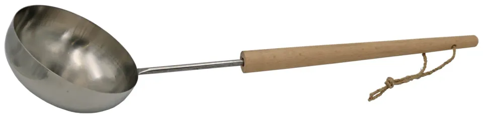 Nikkarien Saunia Jättiläislöylykauha Saunakelle 65 cm Edelstahl Buche