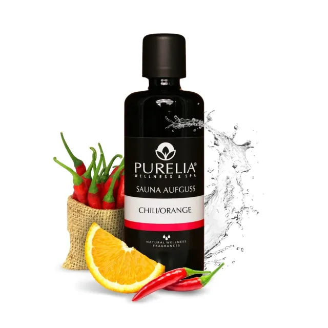 PURELIA Saunaaufguss Konzentrat Chili-Orange 100 ml Fruchtduft