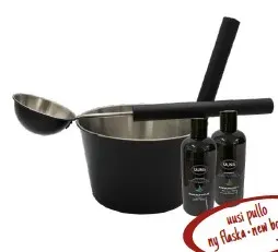 Nikkarien Sauna Set Schale Kelle Saunaduft