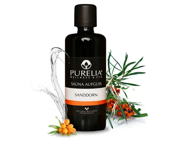 PURELIA Sanddorn Saunaaufguss Konzentrat 100ml fruchtig-herb