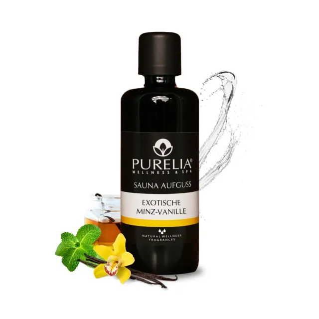 PURELIA Exotische Minz-Vanille Saunaaufguss Konzentrat 100 ml