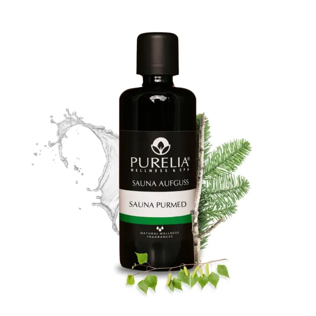 PURELIA PurMed Saunaaufguss Konzentrat 100 ml Minze-Birke