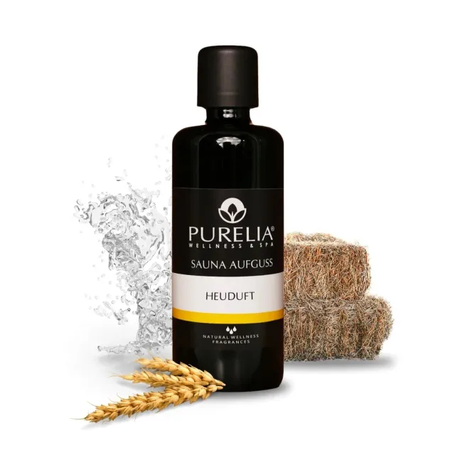 PURELIA Saunaaufguss Konzentrat Heuduft 100 ml – ätherische Öle