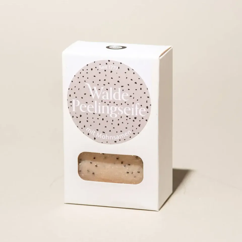 Walde Peelingseife Naturseife 100 g Mohnsamen