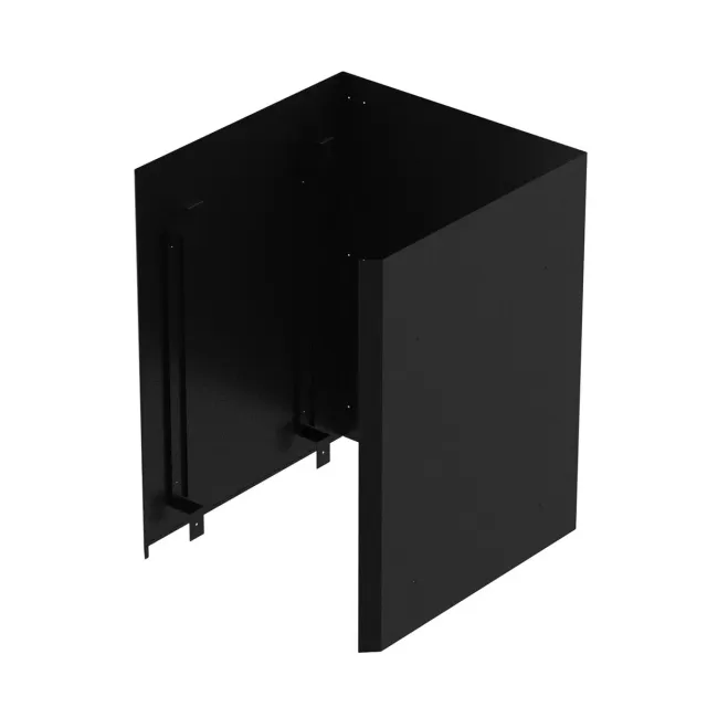 Narvi Kaamos Black Schutzwand für Saunaofen