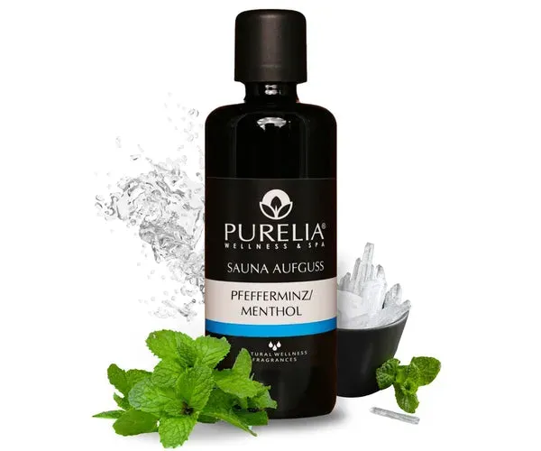 PURELIA Pfefferminz-Menthol Saunaaufguss Konzentrat 100ml kühlend